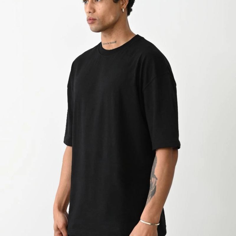 Erkek Tişört Düz Basic Penye Yazlık Bisiklet Yaka Kısa Kol T-Shirt - Siyah Erkek Tişört Düz Basic Penye Yazlık Bisiklet Yaka Kısa Kol T-Shirt - Siyah
