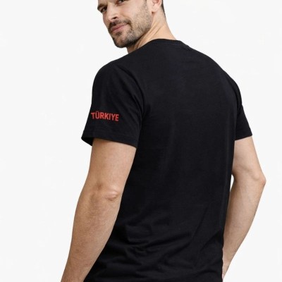 Erkek TÜRKİYE Baskılı Tişört 2026 Dünya Kupası Taraftar Forma T-Shirt - Siyah Erkek TÜRKİYE Baskılı Tişört 2026 Dünya Kupası Taraftar Forma T-Shirt - Siyah