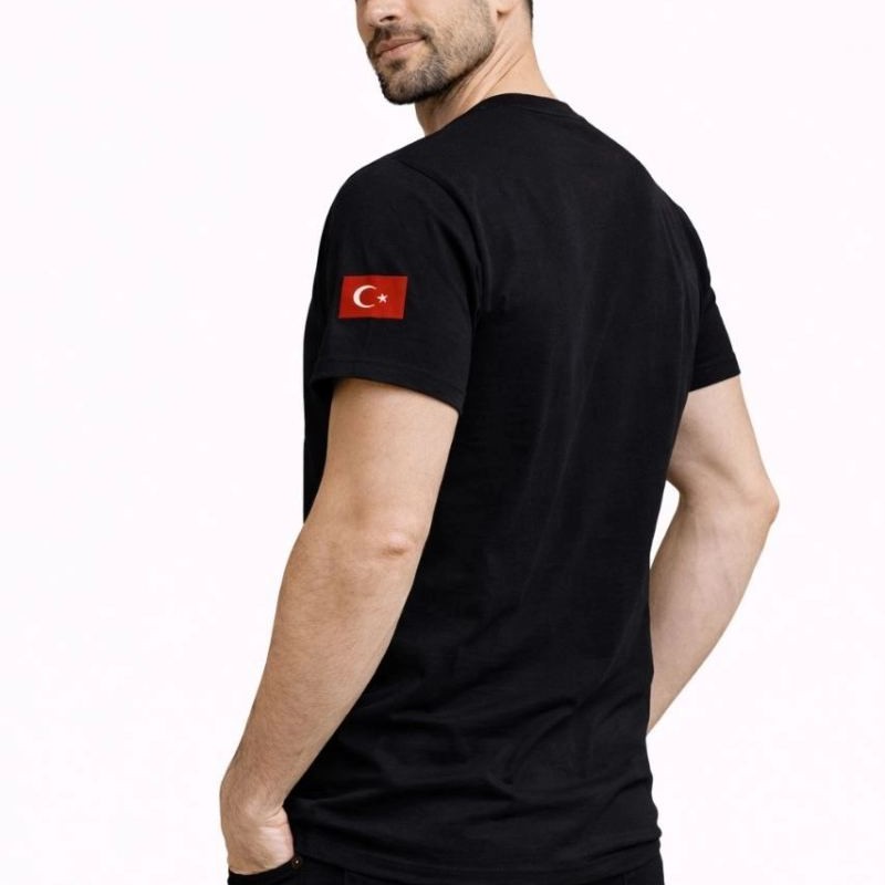 Erkek Türkiye World Cup 2026 Baskılı Tişört Futbol Temalı Forma T-Shirt - Siyah Erkek Türkiye World Cup 2026 Baskılı Tişört Futbol Temalı Forma T-Shirt - Siyah