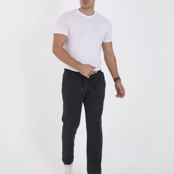 Erkek Üç İplik Basic Eşofman Pantolon - Antrasit