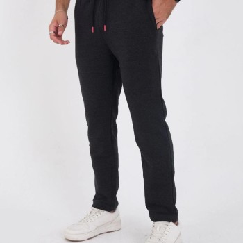 Erkek Üç İplik Basic Eşofman Pantolon - Antrasit