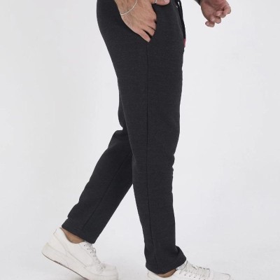 Erkek Üç İplik Basic Eşofman Pantolon - Antrasit Erkek Üç İplik Basic Eşofman Pantolon - Antrasit