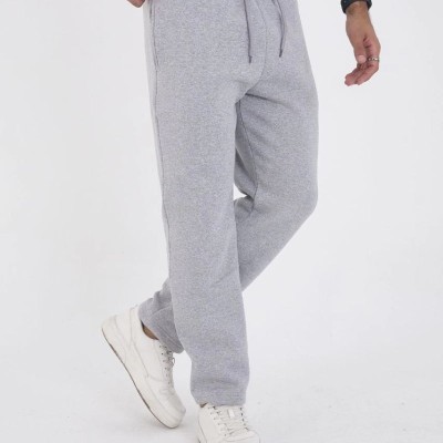 Erkek Üç İplik Basic Eşofman Pantolon - Gri Erkek Üç İplik Basic Eşofman Pantolon - Gri