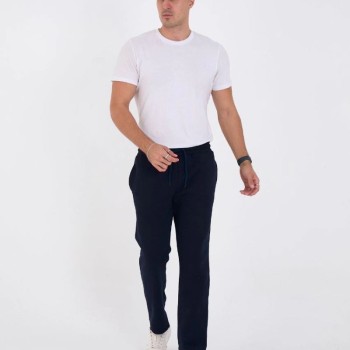 Erkek Üç İplik Basic Eşofman Pantolon - Lacivert
