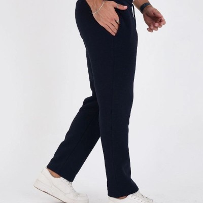 Erkek Üç İplik Basic Eşofman Pantolon - Lacivert