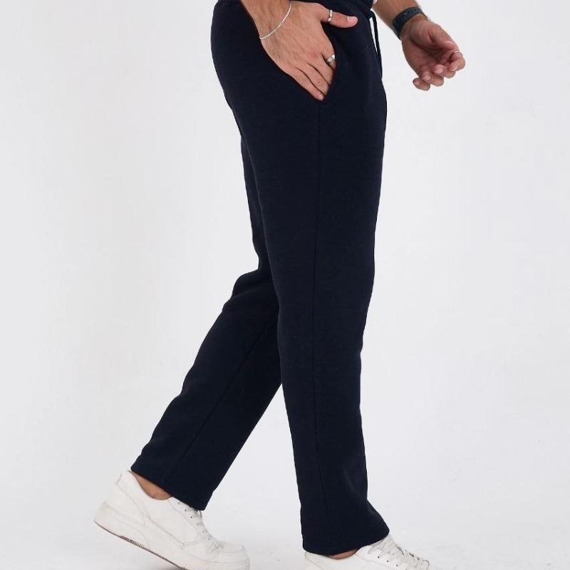 Erkek Üç İplik Basic Eşofman Pantolon - Lacivert