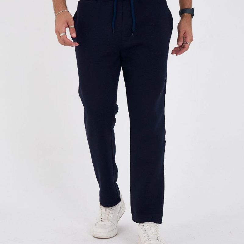 Erkek Üç İplik Basic Eşofman Pantolon - Lacivert
