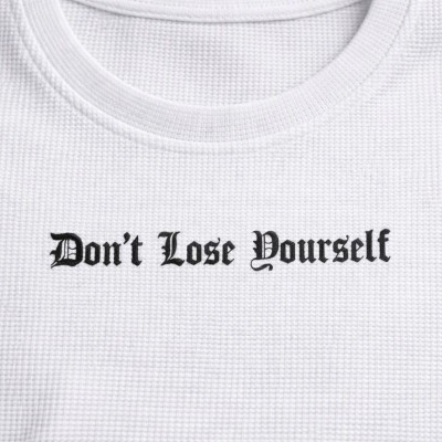 Erkek Wafıl Kumaş Tişört Regular Kalıp Bisiklet Yaka Baskılı T-Shirt - Beyaz Erkek Wafıl Kumaş Tişört Regular Kalıp Bisiklet Yaka Baskılı T-Shirt - Beyaz
