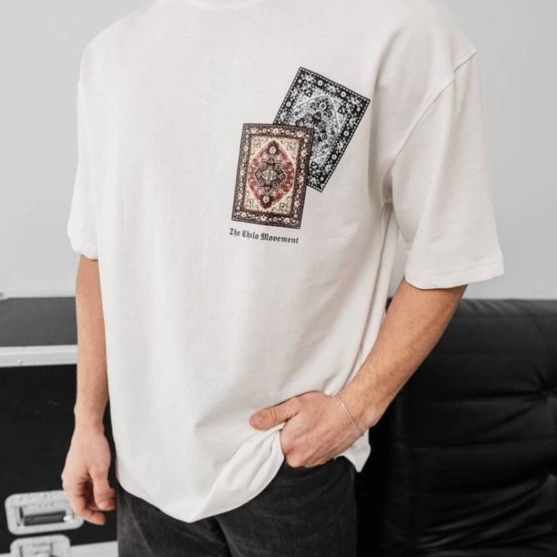 Erkek Yazlık Bisiklet Yaka Baskılı Regular Fit Tişört Kısa Kol T-Shirt - Beyaz Erkek Yazlık Bisiklet Yaka Baskılı Regular Fit Tişört Kısa Kol T-Shirt - Beyaz