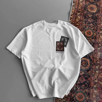 Erkek Yazlık Bisiklet Yaka Baskılı Regular Fit Tişört Kısa Kol T-Shirt - Beyaz Erkek Yazlık Bisiklet Yaka Baskılı Regular Fit Tişört Kısa Kol T-Shirt - Beyaz
