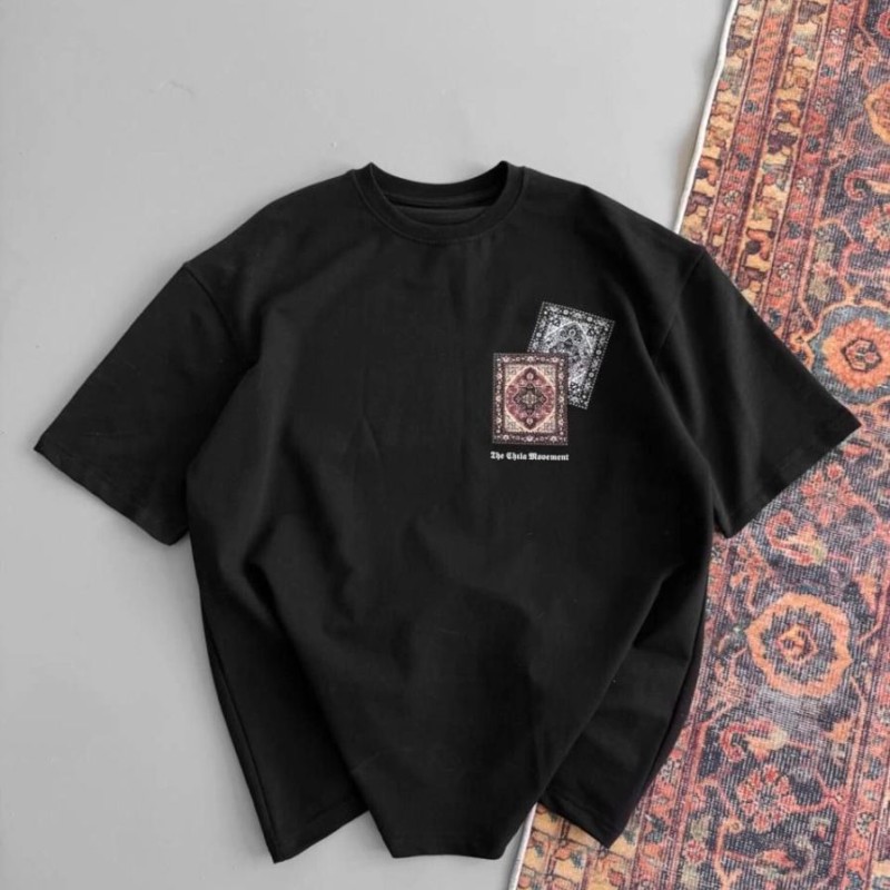 Erkek Yazlık Bisiklet Yaka Baskılı Regular Fit Tişört Kısa Kol T-Shirt - Siyah Erkek Yazlık Bisiklet Yaka Baskılı Regular Fit Tişört Kısa Kol T-Shirt - Siyah