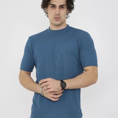 ERKEK Yazlık Tişört Bisiklet Yaka T-Shirt- Turkuaz ERKEK Yazlık Tişört Bisiklet Yaka T-Shirt- Turkuaz