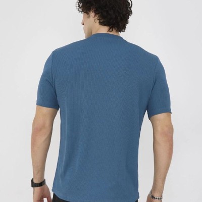 ERKEK Yazlık Tişört Bisiklet Yaka T-Shirt- Turkuaz ERKEK Yazlık Tişört Bisiklet Yaka T-Shirt- Turkuaz