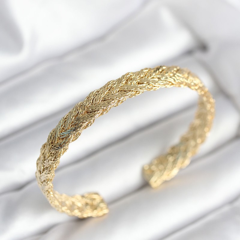 Ezme Zincir Model Gold Renk Kadın Bileklik Ezme Zincir Model Gold Renk Kadın Bileklik