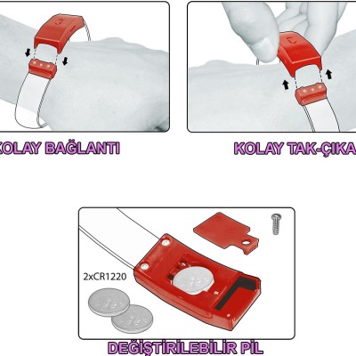 Festival & Parti LED Bileklik 3 Farklı Mod Işıklı 1 Adet Festival & Parti LED Bileklik 3 Farklı Mod Işıklı 1 Adet