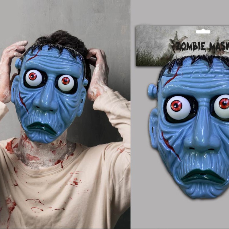 Frankenstein Temalı Sallanan Oynar Gözlü Maske Frankenstein Temalı Sallanan Oynar Gözlü Maske
