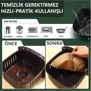 Fritöz Pişirme Kağıdı 50 Adet Fritöz Pişirme Kağıdı 50 Adet