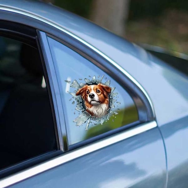 Fulcar Köpek Tasarımlı Araç Stickerı Fulcar Köpek Tasarımlı Araç Stickerı