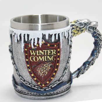 Game Of Thrones Tasarımlı 3D Çelik Kupa Bardak Game Of Thrones Tasarımlı 3D Çelik Kupa Bardak