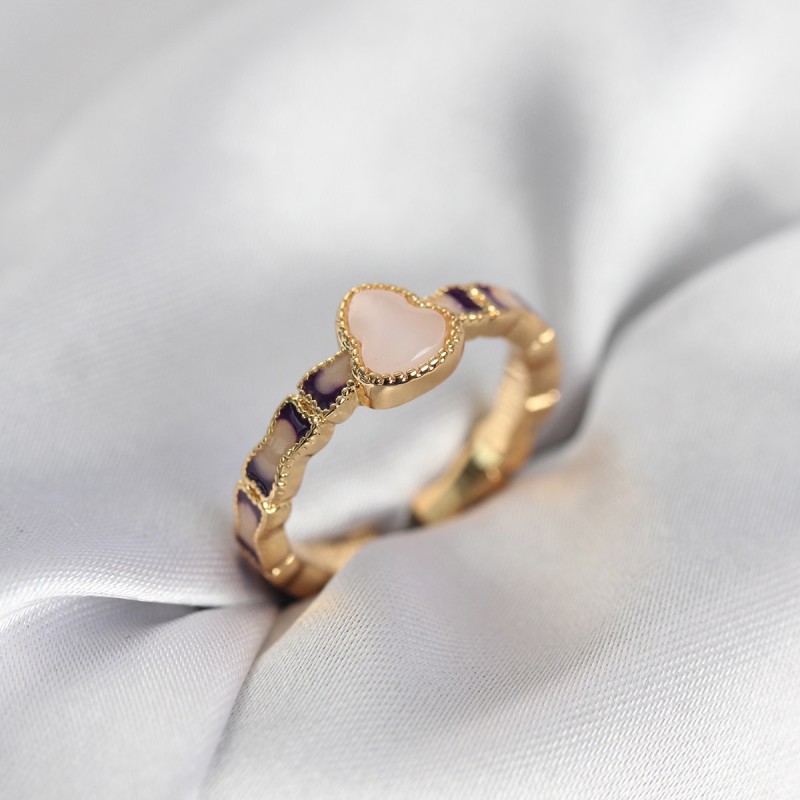 Gold Renk Mineli Su Kabağı Model Kadın Yüzük Gold Renk Mineli Su Kabağı Model Kadın Yüzük