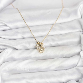 Gold Renk Pirinç Minimal Kelebek Charmlı Kadın Kolye Gold Renk Pirinç Minimal Kelebek Charmlı Kadın Kolye