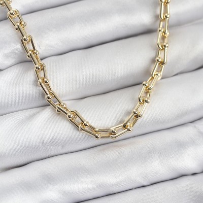 Gold Renk Pirinç Tifani Model Kadın Kolye Gold Renk Pirinç Tifani Model Kadın Kolye