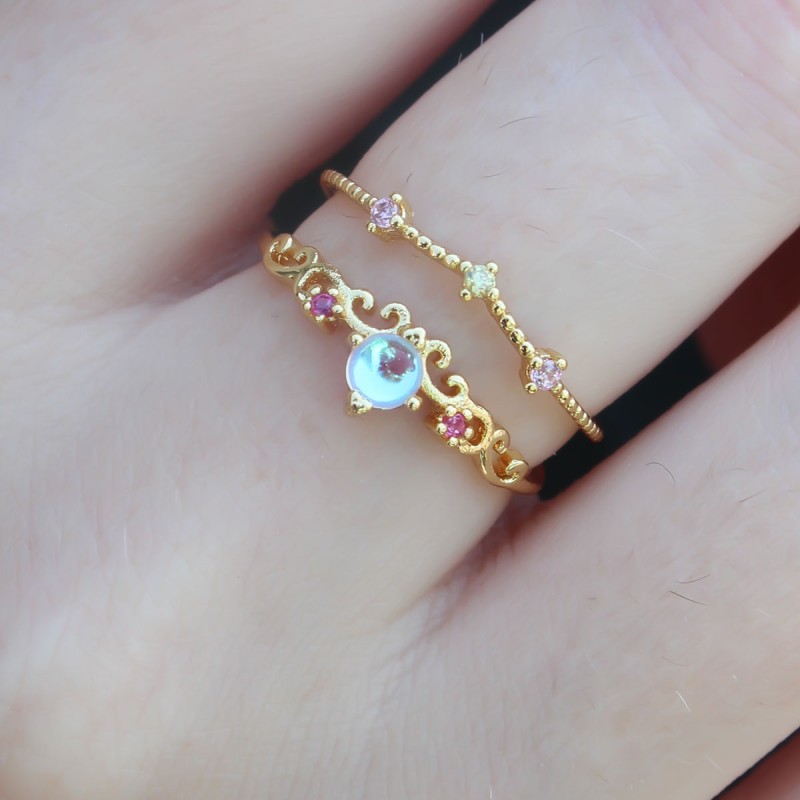 Gold Renk Zirkon Taşlı Taç Model Kadın Yüzük Gold Renk Zirkon Taşlı Taç Model Kadın Yüzük