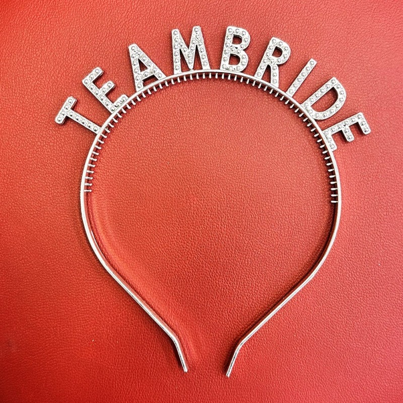 Gümüş Renk Team Bride Taç – Gelin ve Nedime Tacı Gümüş Renk Team Bride Taç – Gelin ve Nedime Tacı