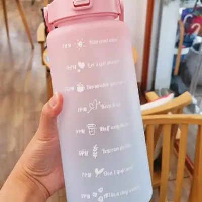 Günlük Motivasyon Su Matarası 2 Litre Günlük Motivasyon Su Matarası 2 Litre