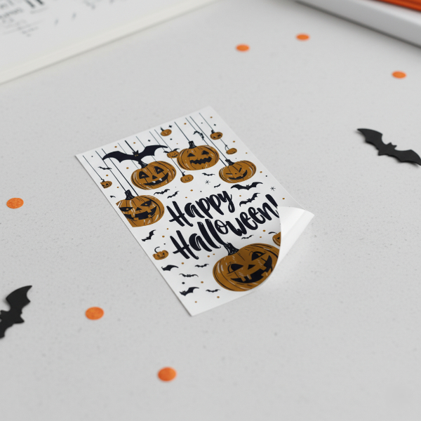 Halloween Temalı Balkabaklı Duvar Sticker Seti Halloween Temalı Balkabaklı Duvar Sticker Seti