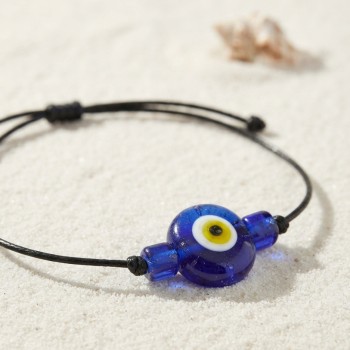 Handmade Bohem Tarz Mavi Göz Nazar Kolye