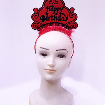 Happy Birthday Neon Kırmızı Doğum Günü Tacı Happy Birthday Neon Kırmızı Doğum Günü Tacı