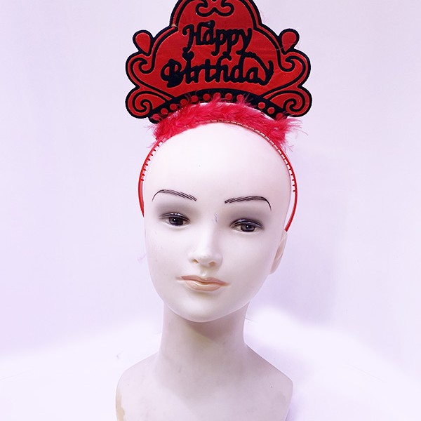 Happy Birthday Neon Kırmızı Doğum Günü Tacı Happy Birthday Neon Kırmızı Doğum Günü Tacı