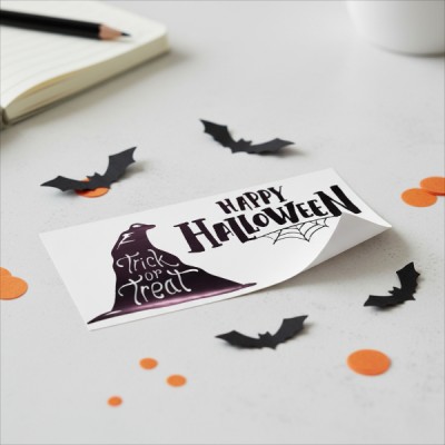 Happy Halloween Temalı Duvar Stickerı Happy Halloween Temalı Duvar Stickerı