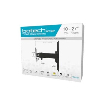 Hareketli TV Askı Aparatı - 10-27 İnç - 26-70 cm - LCD LED TV Uyumlu - 180 Derece Dönebilir Hareketli TV Askı Aparatı - 10-27 İnç - 26-70 cm - LCD LED TV Uyumlu - 180 Derece Dönebilir
