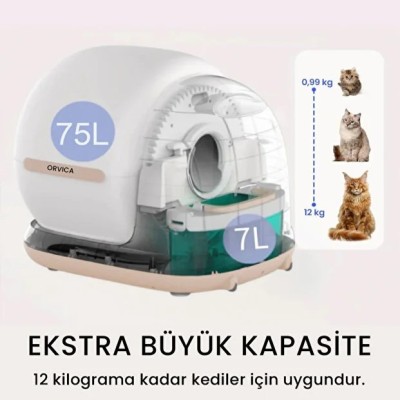 HD Kameralı Akıllı Kedi Tuvaleti HD Kameralı Akıllı Kedi Tuvaleti