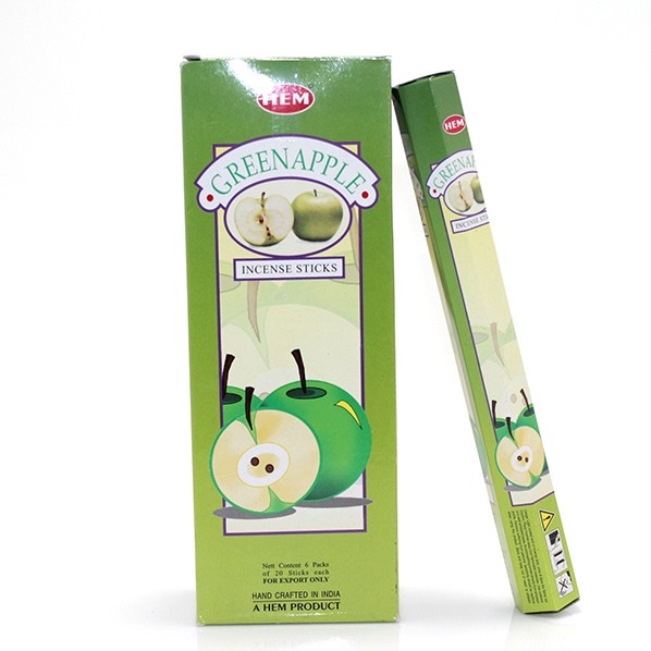 Hem Green Apple Aromalı Çubuk Tütsü Hem Green Apple Aromalı Çubuk Tütsü