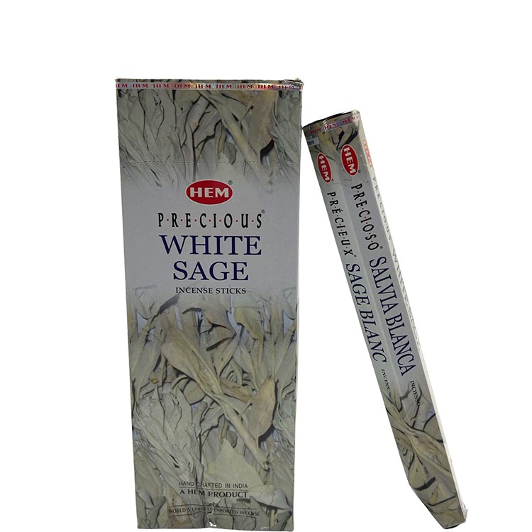 Hem Precious White Sage Aromalı Çubuk Tütsü Hem Precious White Sage Aromalı Çubuk Tütsü