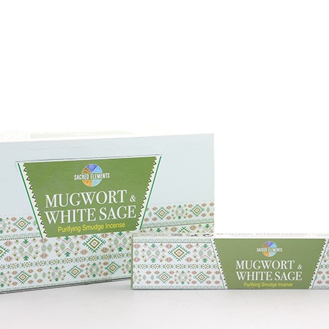 Hem Sacred Elements Mugwort & White Sage Masala Aromalı Çubuk Tütsü Hem Sacred Elements Mugwort & White Sage Masala Aromalı Çubuk Tütsü