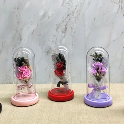 Işıklı Müzikli Romantik Gül Buketi Işıklı Müzikli Romantik Gül Buketi