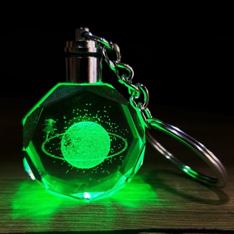 Işıklı Satürnlü Kız Cam Küre - Renk Değiştiren Gece Lambası - Kristal Anahtarlık Seti Işıklı Satürnlü Kız Cam Küre - Renk Değiştiren Gece Lambası - Kristal Anahtarlık Seti