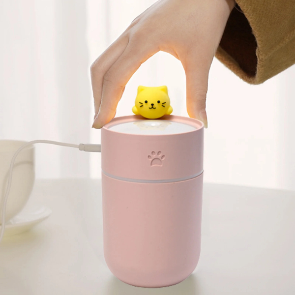 Isınan Kedi Mini USB Sessiz Hava Nemlendiricisi Isınan Kedi Mini USB Sessiz Hava Nemlendiricisi