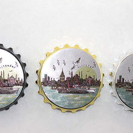 İstanbul Temalı Gazoz Kapağı Magnet - Model 1 İstanbul Temalı Gazoz Kapağı Magnet - Model 1