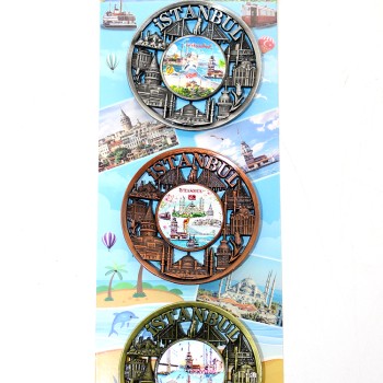 İstanbul Temalı Metal Magnet 3'lü Set Model 1 İstanbul Temalı Metal Magnet 3'lü Set Model 1