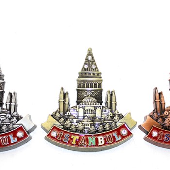 İstanbul Temalı Metal Magnet Model 1 İstanbul Temalı Metal Magnet Model 1
