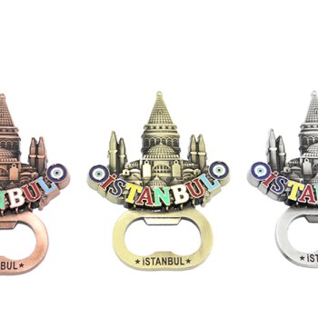 İstanbul Temalı Metal Magnet Ve Açacak İstanbul Temalı Metal Magnet Ve Açacak