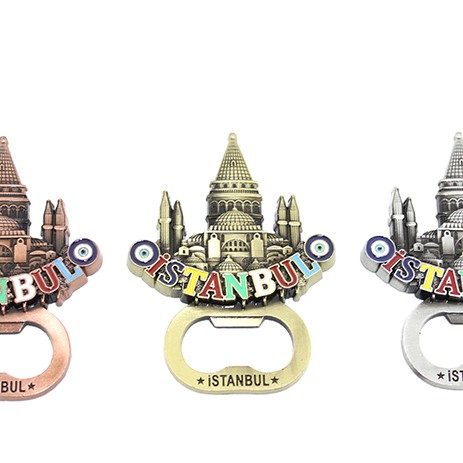 İstanbul Temalı Metal Magnet Ve Açacak İstanbul Temalı Metal Magnet Ve Açacak