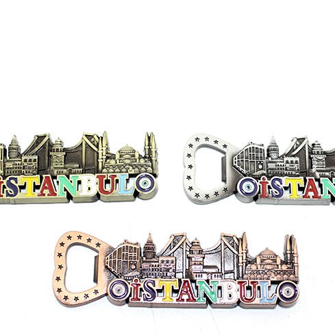 İstanbul Temalı Metal Magnet ve Açacak Model 3 İstanbul Temalı Metal Magnet ve Açacak Model 3