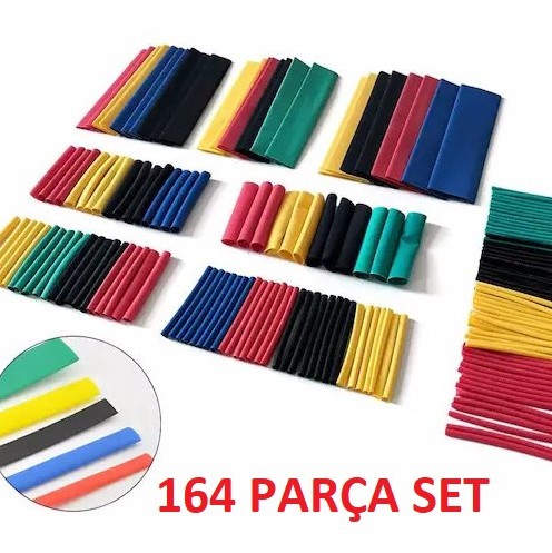 Kablo Koruyucu Makaron Seti 164 Parça Kablo Koruyucu Makaron Seti 164 Parça