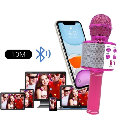 Kablosuz Hoparlörlü Bluetooth Karaoke Mikrofonu Kablosuz Hoparlörlü Bluetooth Karaoke Mikrofonu
